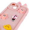 Чохол TPU Toys Case with Ears для Apple iPhone 15 (6.1") Light Pink