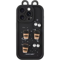 Чехол TPU Toys Case with Ears для Apple iPhone 15 Pro (6.1") Black