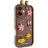 Чохол TPU Toys Case with Ears для Apple iPhone 16 (6.1") Brown