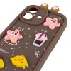 Чохол TPU Toys Case with Ears для Apple iPhone 16 (6.1") Brown