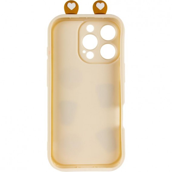Чохол TPU Toys Case with Ears для Apple iPhone 16 Pro (6.3") Sand
