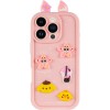 Чехол TPU Toys Case with Ears для Apple iPhone 16 Pro (6.3") Light Pink