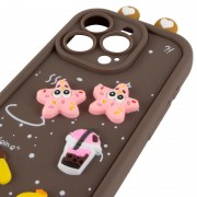 Чохол TPU Toys Case with Ears для Apple iPhone 16 Pro (6.3") Brown