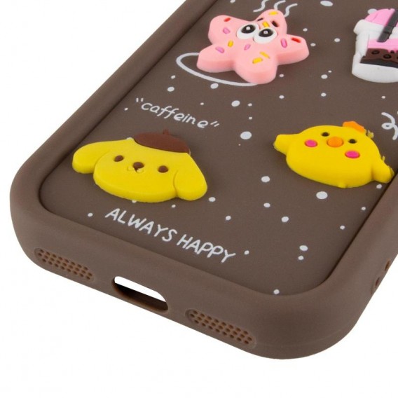 Чохол TPU Toys Case with Ears для Apple iPhone 16 Pro (6.3") Brown