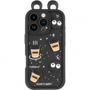 Чохол TPU Toys Case with Ears для Apple iPhone 16 Pro (6.3") Black