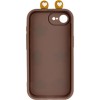 Чохол TPU Toys Case with Ears для Apple iPhone 16e (6.1") Brown
