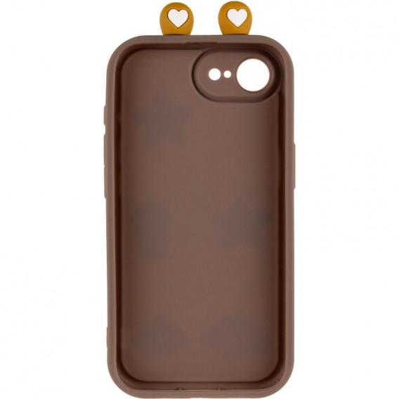 Чохол TPU Toys Case with Ears для Apple iPhone 16e (6.1") Brown