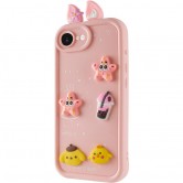 Чохол TPU Toys Case with Ears для Apple iPhone 16e / 17e (6.1") Light Pink Чохол TPU Toys Case with Ears для Apple iPhone 16e / 17e (6.1") Light Pink