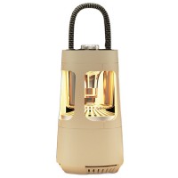 Кемпинговый фонарь аккумуляторный QD08 2in1+ Bluetooth колонка Biege