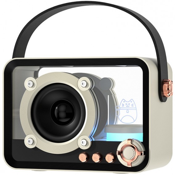 Bluetooth колонка QD05 Retro Style Biege