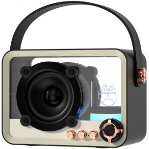 Bluetooth колонка QD05 Retro Style Black Bluetooth колонка QD05 Retro Style Black