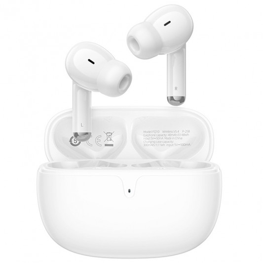 Бездротові TWS навушники Borofone FQ10 Joyful White - зображення 3 