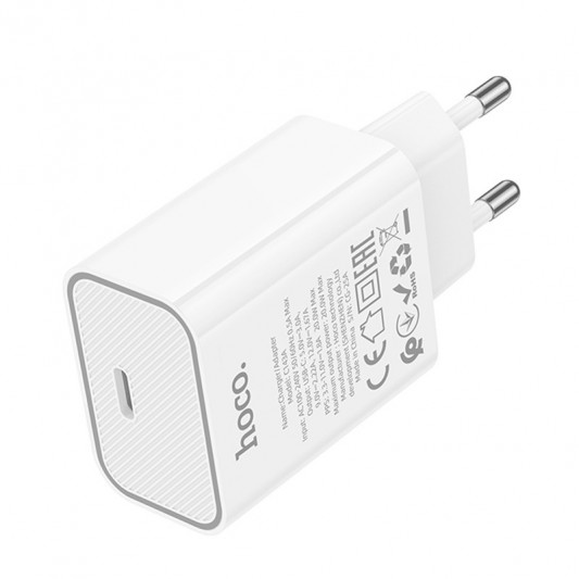 МЗП Hoco C143A Benefit PD20W (1USB-C) White - зображення 4 