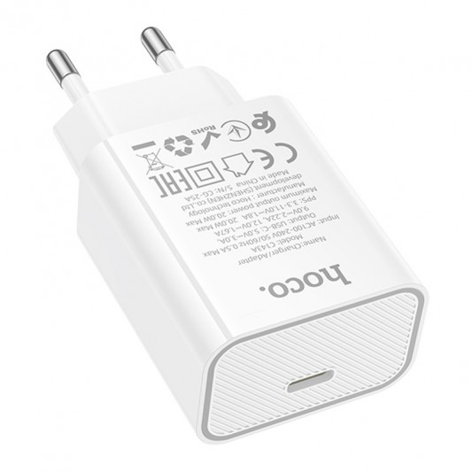 МЗП Hoco C143A Benefit PD20W (1USB-C) White - зображення 5 