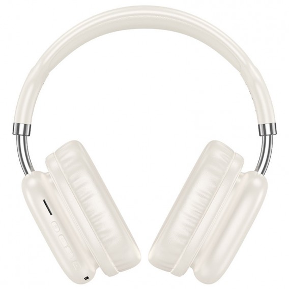 Накладні бездротові навушники Hoco W52 Wonderful Milky White