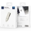 Флеш-накопичувач Wiwu Wi-FD001 3in1 (USB-A/C/L) USB 3.0 — 32GB Silver