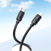 Дата кабель Hoco X115 Surpass Type-C to Lightning 27W (1m) Black