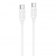 Дата кабель Hoco X115 Surpass Type-C to Type-C 60W (1m) White