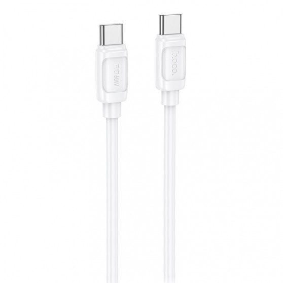 Дата кабель Hoco X115 Surpass Type-C to Type-C 60W (1m) White