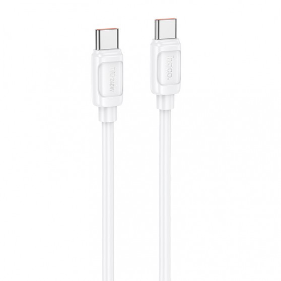 Дата кабель Hoco X115 Surpass Type-C to Type-C 240W (1m) White