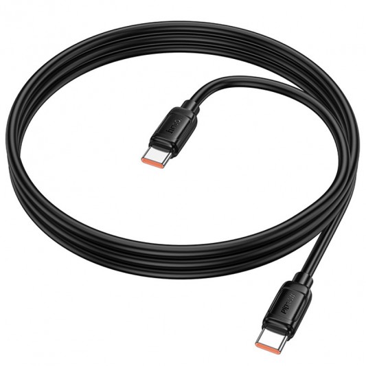 Дата кабель Hoco X115 Surpass Type-C to Type-C 240W (1m) Black - зображення 4 