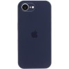 Чохол Silicone Case Full Camera Protective (AA) для Apple iPhone 16e (6.1") Темно-синій / Midnight blue