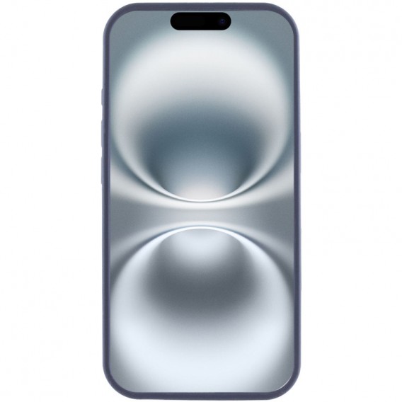 Чехол Silicone Case Full Camera Protective (AA) Apple iPhone 16e (6.1") Темно-синий / Midnight blue