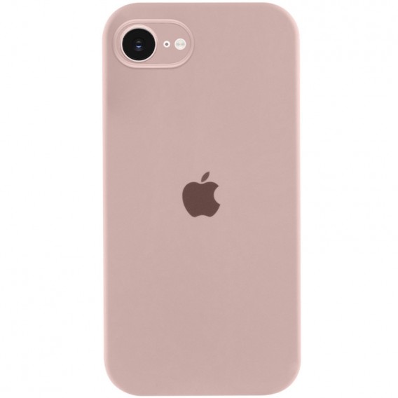 Чохол Silicone Case Full Camera Protective (AA) для Apple iPhone 16e (6.1") Рожевий / Pink Sand