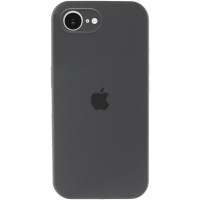 Чехол Silicone Case Full Camera Protective (AA) для Apple iPhone 16e (6.1") Серый / Dark Gray