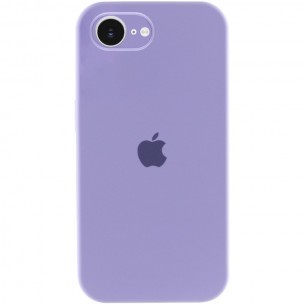 Чехол Silicone Case Full Camera Protective (AA) для Apple iPhone 16e (6.1") Сиреневый / Dasheen