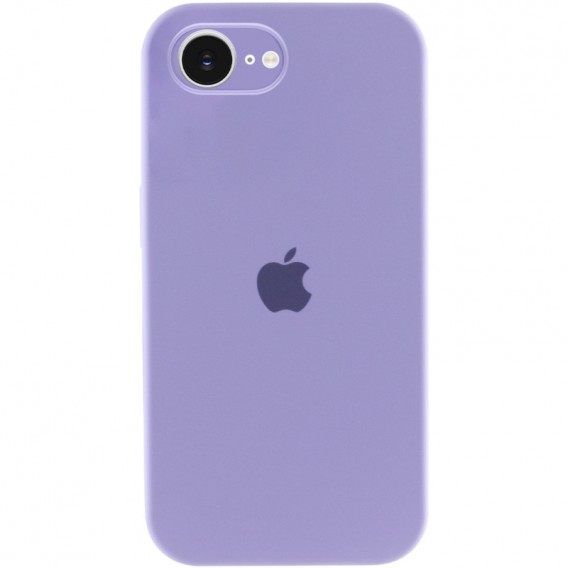Чохол Silicone Case Full Camera Protective (AA) для Apple iPhone 16e (6.1") Бузковий / Dasheen