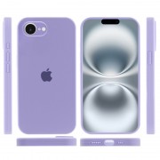 Чохол Silicone Case Full Camera Protective (AA) для Apple iPhone 16e (6.1") Бузковий / Dasheen