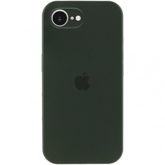 Чохол Silicone Case Full Camera Protective (AA) для Apple iPhone 16e (6.1") Зелений / Cyprus Green