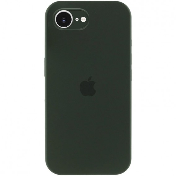 Чохол Silicone Case Full Camera Protective (AA) для Apple iPhone 16e (6.1") Зелений / Cyprus Green