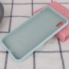 Чехол для Apple iPhone X (5.8") / XS (5.8") Silicone Case Full Protective (AA) (Бирюзовый / Turquoise)