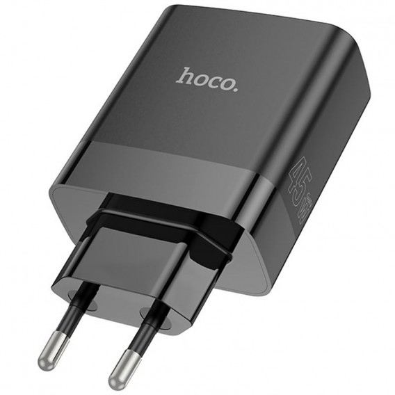 Блок питания Hoco C127A Intelligent PD45W (3USB-A/1C) Black