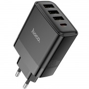 МЗП Hoco C127A Intelligent PD45W (3USB-A/1C) Black