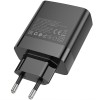 Блок питания Hoco C127A Intelligent PD45W (3USB-A/1C) Black