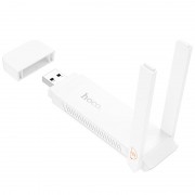 Портативний модем WiFi роутер Hoco HI40 150Mbps (Micro SIM) White