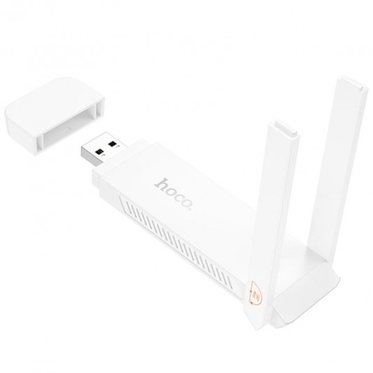 Портативний модем WiFi роутер Hoco HI40 150Mbps (Micro SIM) White - зображення 2 