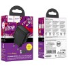 МЗП Hoco CS61A Bright PD30W+QC3.0 (1USB-A/1C) + кабель Type-C to Lightning Black