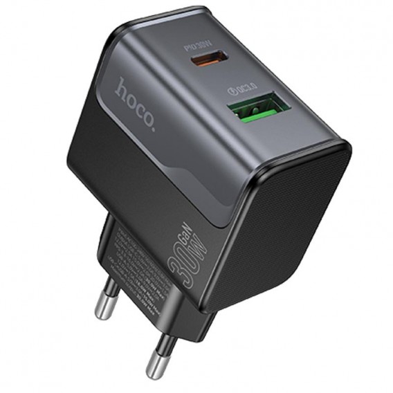 Блок живлення Hoco CS73A Star Speed PD30W+QC3.0 (1USB-A/1C) Midnight Black