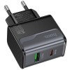 Блок питания Hoco CS73A Star Speed PD30W+QC3.0 (1USB-A/1C) Midnight Black