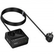 Подовжувач Hoco AC27 Descanso (PD30W/2C/1A/2xSocket) (2m) Black