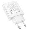 Блок питания Hoco C142A Direct PD20W+QC3.0 (1USB-A/1C) White