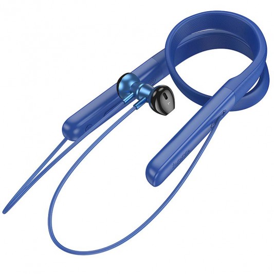 Bluetooth навушники Hoco ES73 Dynastic neck-mounted Blue - зображення 1 