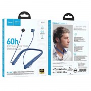 Bluetooth навушники Hoco ES73 Dynastic neck-mounted Blue