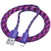 Дата кабель Hoco X116 Meridian USB to Lightning 2.4A (1m) Gradient Purple Mix