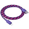 Дата кабель Hoco X116 Meridian USB to Lightning 2.4A (1m) Gradient Purple Mix