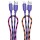 Дата кабель Hoco X116 Meridian USB to MicroUSB 2.4A (1m) Gradient Purple Mix